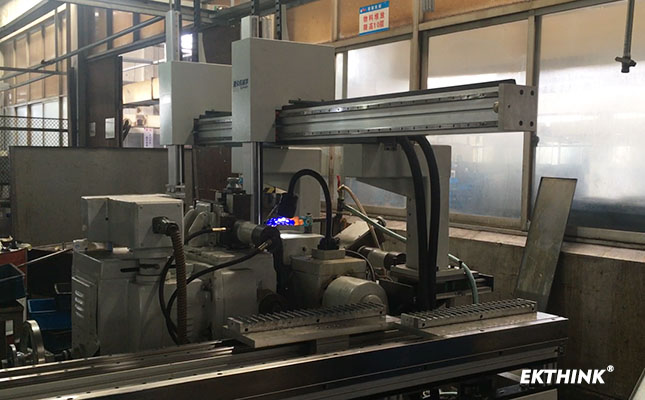 無心磨床機械手連線方案