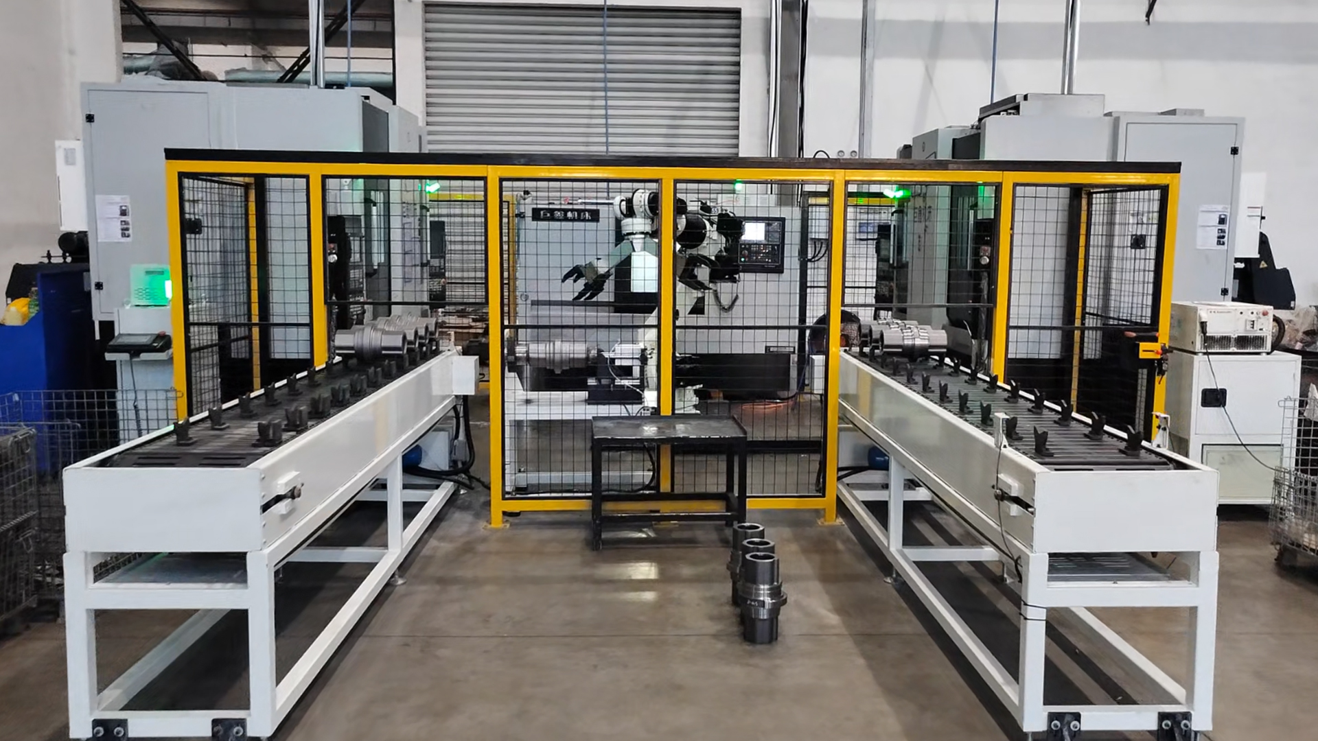 鑄鐵件關(guān)節(jié)機(jī)器人生產(chǎn)單元應(yīng)用案例